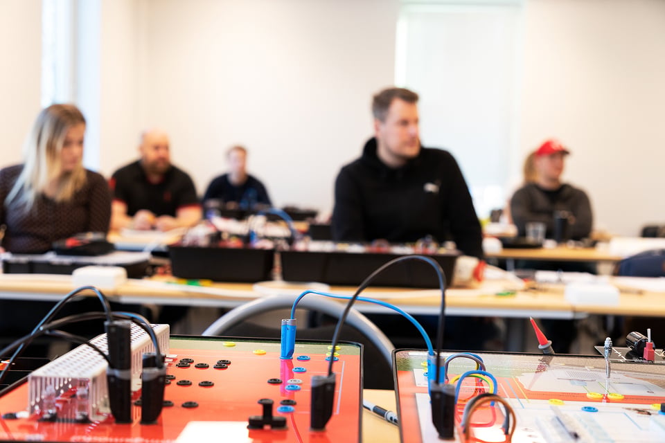 Instument in a classroom